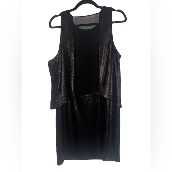 Halston Heritage NWT sequin mini dress - Picture 3 of 4